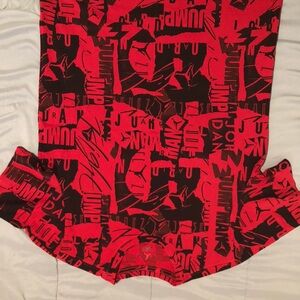 Jordan Red and Black Graphic Tee